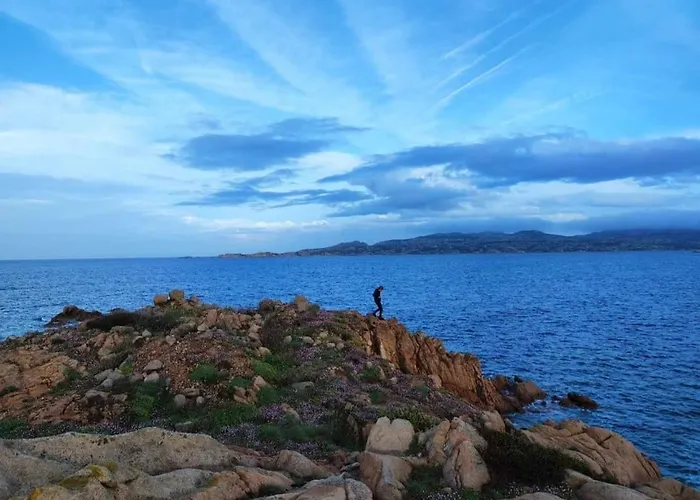 Casa Mughetto R5055 Wifi, Seafront, Private Sea Access, Swimming Pool La Maddalena